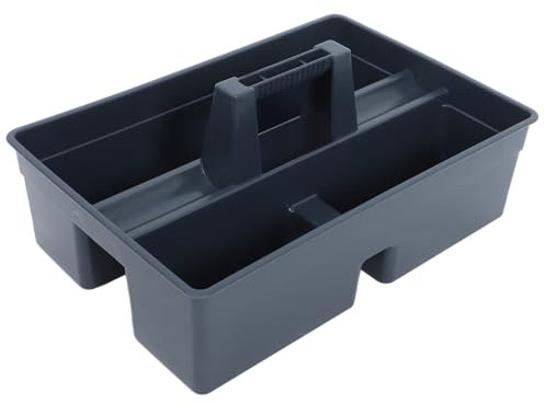 Housoutil Cleaning Tool Box Handheld Basket Tool Organizer Plastic Cleaning Organizer