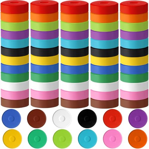 Heigble 60 Pcs Tempera Paint Cakes Large Washable Tempera Cakes 12 Colors Tempera Paints Art Supplies for Classroom Art Painting Drawing