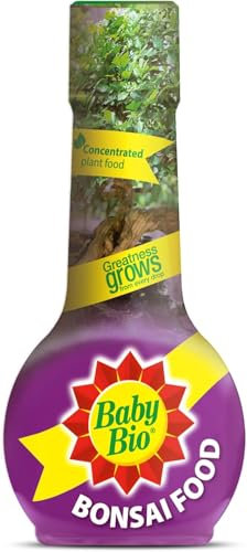 Baby Bio Bonsai Plant Food 175ml Concentrated Fertiliser for Indoor and Outdoor Bonsai Trees Balanced Nutrition for Acer Juniper Ficus and More Makes up to 70L Feed Trees Purple 1 Pack 175ml