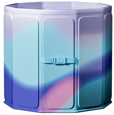 Tragbarer, zusammenklappbarer Badeeimer for Erwachsene, Badewanne for zu Hause, Badeeimer, faltbare Badewanne for zu Hause FüR Erwachsene Und Kinder