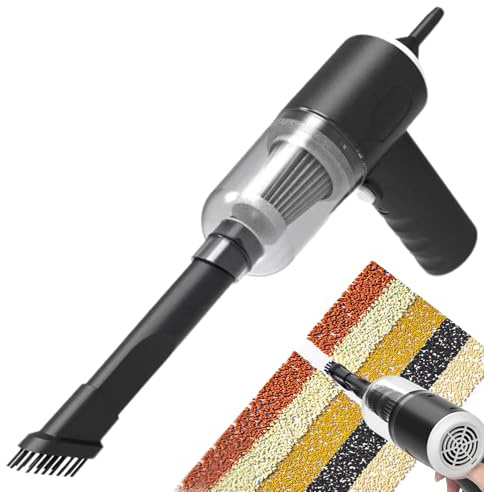 Générique Aspirateur à Main sans Fil, aspirateur de Voiture - Aspirateur Portable,Chargement Rapide USB, Batterie Haute capacité 1200mAh, Mini aspirateur de Voiture pour Poils d'animaux, canapé