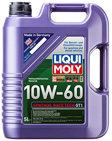 LIQUI MOLY Synthoil Race Tech GT1 10W-60 | 5 L | vollsynthetisches Motoröl | Art.-Nr.: 1391