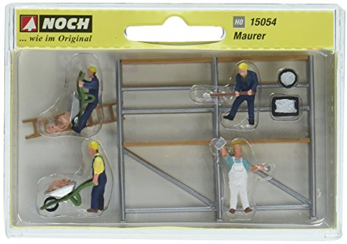 15054 Maurer, 4 Figuren + Zubehör