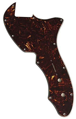 Passend für US Telecaster Thinline 69 Reissue Tele Blank No Pickup Style Gitarre Pickguard (4-lagig, braune Schildkröte)