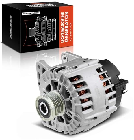 Frankberg Lichtmaschine Generator 140A 0124525200 | Kompatibel mit A1 Sportback 8XA 8XF, Polo 6C1 6R1, R.o.o.m.s.t.e.r 5J7, Altea XL 5P5 5P8, Golf Plus 521 5M1, Beetle 5C1 5C2