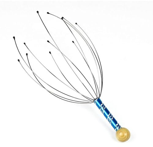 Head Scalp Massager, Head Massager Scratcher Tingler, Durable Hair Scalp Scratcher for Deep Relaxation and Stress Relief, Head Scratcher for Hair Stimulation Body Relaxing,