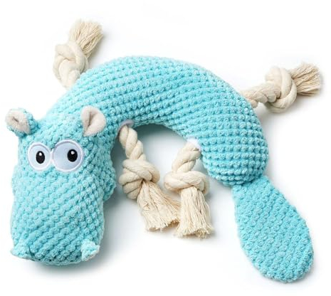 Hundespielzeug, auziehen Plüschhundespielzeug, süßes Quietschendes Hundespielzeug, Kauspielzeug für Hunde, Interaktives Hundespielzeug Für Große Mittelgroße Hunde und Welpen