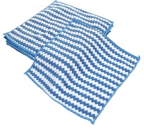 STOBAZA 10er-Pack Geschirrtücher Für Die Küche Weiche Vlies-geschirrreinigungstücher Saugfähige Wischlappen Kratzfest Reinigungsmittel Für Den Haushalt Zufällige Auswahl
