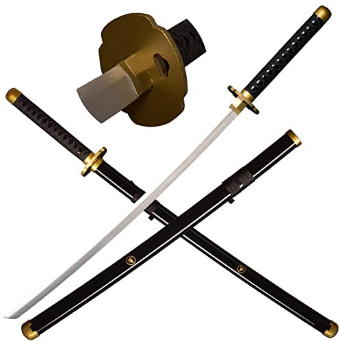 LQZJG Anime cosplay bambu svärd, Rurouni Kenshin svärd Katana Sakabatou, Himura Kenshin Katana Backblade 103 cm/41 tum
