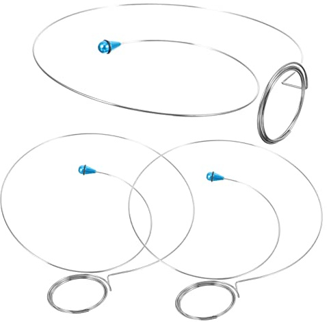 PACKOVE Kit 3 Pezzi Supporto Lente D’ingrandimento per Orologi in Ferro Argento Circonferenza Regolabile per Negozio Riparazione Orologi