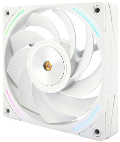 Thermalright TL-K12RW Ventilateur de processeur 120 mm Connecteur PWM 4 broches avec vitesse de 2150 tr/min, sortie inversée (TL-K12RW)