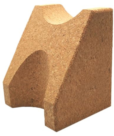 Gitarrenhalsstütze aus Kork für Saiteninstrumente und Ukulele | Gitarrenhalskissen, Stabile Form, Hält das Instrument in Position, Elegantes Design