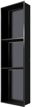 Dusch-Nischenregal aus Edelstahl, wasserdicht, für Badezimmer, 90 x 28 x 12,5 cm, 1/2/3/4 Ebenen, Schwarz