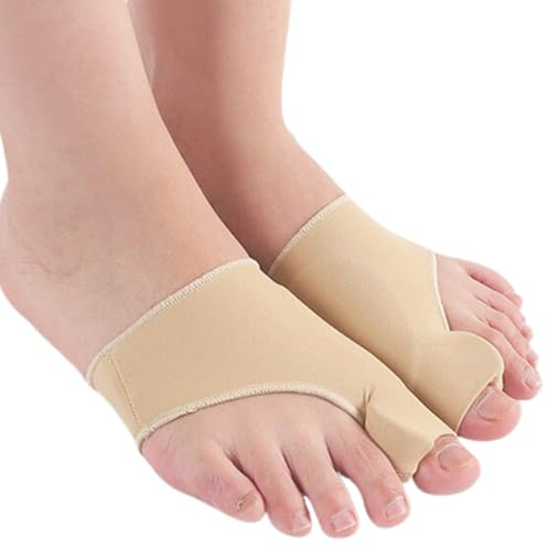 RVYEIOP 2-pack hallux valgus skydd bandage tå separator hallux valgus strumpor