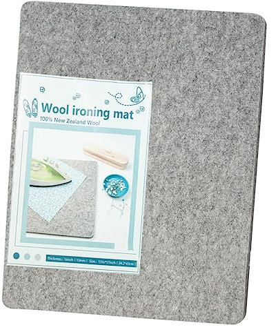 GLSTOY Bügelmatte Hochtemperaturbeständige Bügelunterlage Neuseeländischer Schafwolle Für Quilting Und Nähprojekte Leicht Und