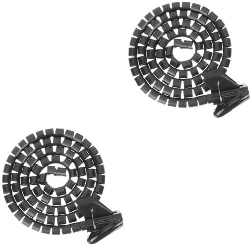 jojofuny 2pièces Organisateur De Câbles Spirale Gaine De pour Câbles Gestion des Fils Cordons pour Bureau Et Maison