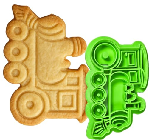 Ausstechformen Zug – 3D-Druck aus PLA – 10 x 7 cm – für Kinder, Geburtstage oder Mottopartys – handgefertigt von Instile3D