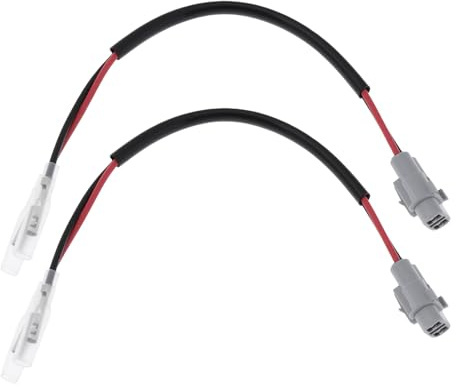 ECSiNG 2-teiliges Adapterkabel für Kennzeichenbeleuchtung für Motorräder, kompatibel mit Kawasaki Z900 RS Z1000 SX