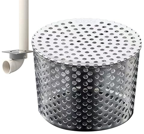 Protection de Gouttière, Cache Système de Gouttière pour Toit Extérieur, Filtre de Descentes en Métal, Grille de Ventilation et de Drainage de Toit Conique, Filtre Gouttière Mailles, Anti-Blocage