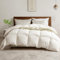 BPC Couette en Plumes d'oie et Duvet 200x200 cm, Couettes pour Hotel de Luxe Naturelle 4 Saisons, 100% Coton Biologique, Certifiée Oeko-Tex et RDS, Couette 2 Personnes Blanc, Fluffy Medium Down Duvet