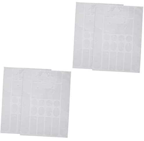 UPKOCH 2 Set Protezione Telaio Bici Trasparente Pellicola Protettiva per Mountain E Bici Corsa Resistente Ai Graffi E Facile Applicare 2 Fogli*2