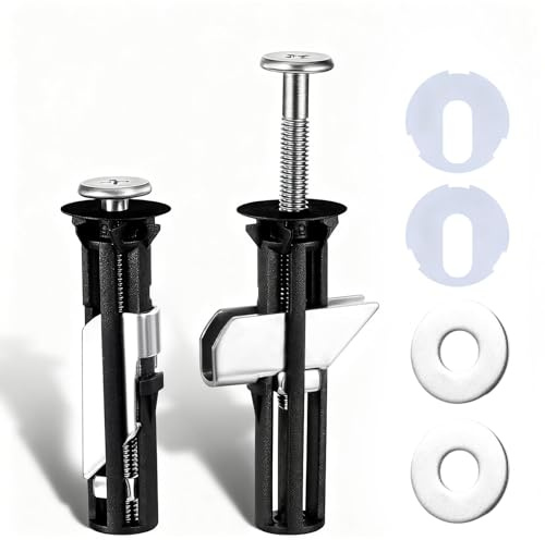 2Pcs Toilet Seat Bolts Fittings Kit,Universal Toilet-Seats Bolt Kit Toilets Seat-Fittings,Easy Installation and Maintenance of Toilet Seats Replacement Parts,Toilet Seat Fastener Bolt Kit