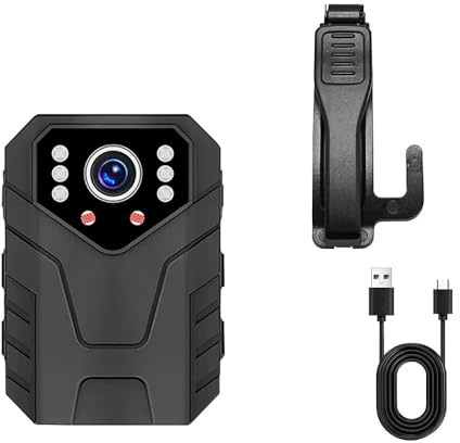 NGBFF Mini telecamera corporea Full HD con visione notturna, videoregistratore sportivo DV, videocamere di sicurezza for l'applicazione della legge(Z1 A)