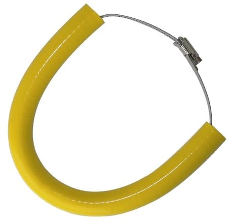 Cache échappement moto Couvercle de protection tuyau d'échappement moto en silicone, adapté pour Yamaha, Honda, Kawasaki, Suzuki Bouclier thermique moto(Yellow)