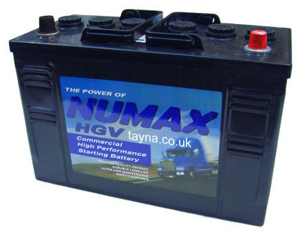 Numax Premium Truck 663 Batterie Poids Lourds, Travaux Publics, Agricoles, 12V 110Ah 800 Amps (En)