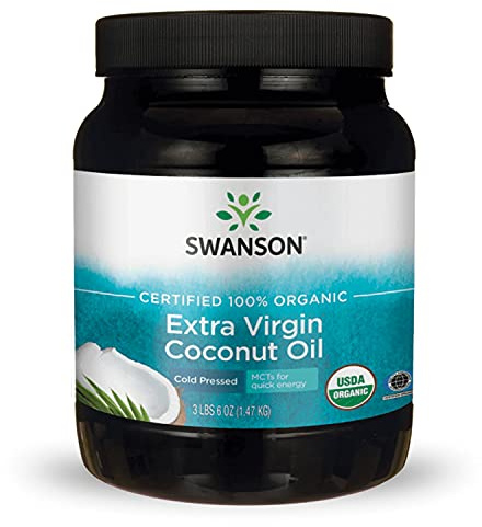 Swanson ORGANIC EX VIRGN COCONUT OIL 3LB 6OZ
