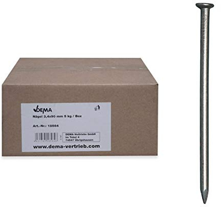 DEMA Nägel 3,4x90 mm 5 kg/Box