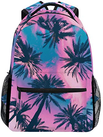 Eslifey Palm Tree Landscape Backpack Students Shoulder Bags Travel Bag College School Backpacks