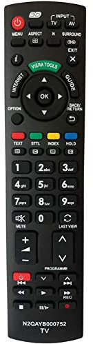 FYCJI Reemplazo N2QAYB000752 Mando Universal TV,para TV Viera - No se Necesita configuración
