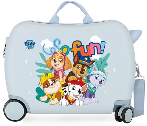 Paw Patrol Paw Patrol Playful Kinderkoffer, Blau, 50 x 38 x 20 cm, starrer ABS-Kombinationsverschluss seitlich, 34 l, 3 kg, 4 Gepäckstücke
