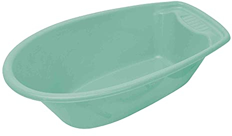 Heless 912 - Puppenbadewanne, ca. 40,5 x 23 x 13 cm groß, mintfarben, toller Badespaß für Puppen