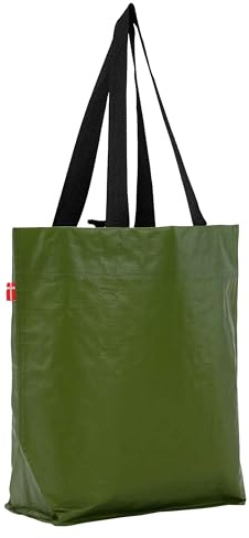 COBAGS BikeZac 2.0 Cykelväska, Clip-On shoppingväska, väska för pakethållaren, återanvändbar, återvinningsväska, grön (Simply Green)