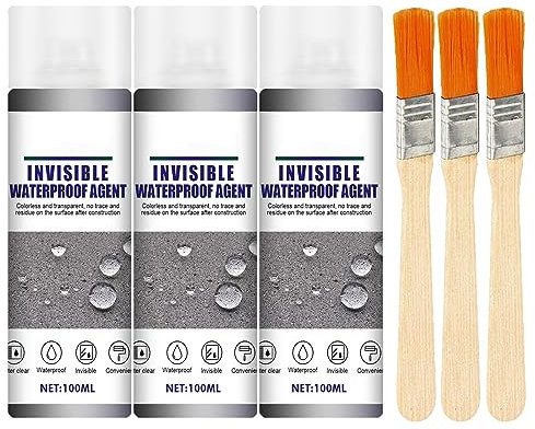 Mighty Versiegelungsspray | Transparentes wasserfestes Beschichtungsmittel Spray | Unsichtbares wasserfestes Mittel | Super Starkes Haftspray | Sprühkleber Polyurethan Auslaufsichere