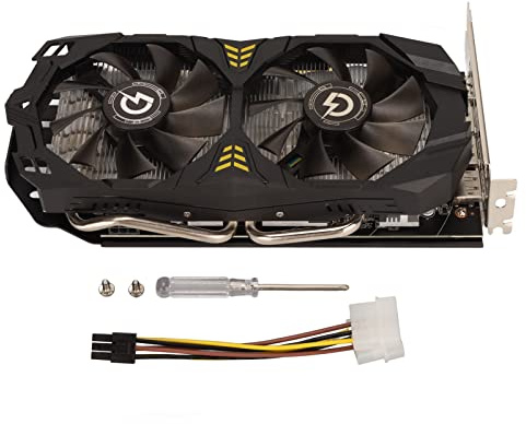 Carte graphique GDDR5 de 8 Go Carte vidéo d'affichage DDR5 1244 MHz,Carte graphique de jeu RX580, composants de l'ordinateur du processeur de streaming 2048, carte vidéo PC, GPU pour ordinateur