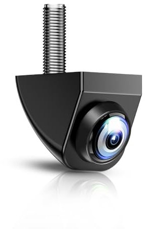 Unifizz CAM7 Backup/Front View Camera, 180° Super Wide Angle Reverse Camera and 1080P HD Fisheye Calibration Rear View Camera, IP69K Universal Back up Camera for Cars,SUV,Truck,Camper