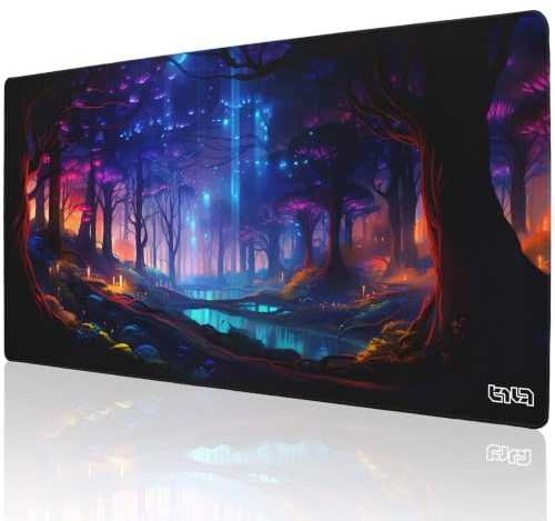 Tilt Schreibtischunterlage 100x50 cm Gaming Mauspad XXL | Rutschfester Mousepad Groß für Schreibtisch und PC Gadgets | Wasserdichter Desk Mat (Planet Wiboo)