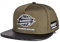 Blackskies® Savage Shield Snapback Cap | Damen Herren Baseball Mütze Kappe Surfer Skater Basecap Olivgrün Cap - Männer Frauen Unisex Streetwear Outdoor Sommer Freizeit