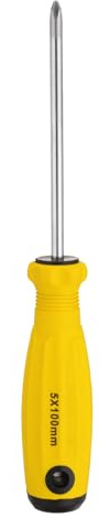 sourcing map PH2 Phillips Screwdriver #2 8.1 Magnetic Screwdrivers 3.9 CR-V with Ergonomic Handle for DIY Repairing, Yellow