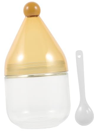 UTHCLO 1set Kitchen Seasoning Jars Airtight Lids and Spoons Storage Containers for Sugar Salt and Spices for Home Cooking and Organizing