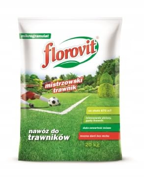 Florovit Rasendünger mit Moos (Meister Rasen) Beutel 20kg