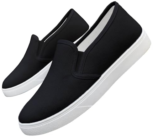Flat Ballerina for Women, Barefoot Shoes, Women's Summer Soft Lightweight Canvas Slip-On Sports Shoes, Flat Shoes, Outdoor Walking Shoes, Breathable Fabric, Ballerinas, Quick-Drying Slip-On Shoes