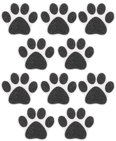 CLISPEED Anti-Slip Decorative Patch Set 10 Pcs Print Bath Stickers for Non-Slip Safety in Bathtubs Showers and Smooth Surfaces