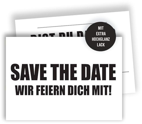 Edition Colibri 10 Geburtstagseinladungen Junge - Save the date - Lässige Einladungskarten Kindergeburtstag Jungen - Einladungskarten für Teenager, A6