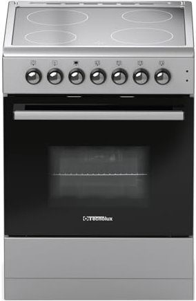 ALPHA Cocina Eléctrica TECNOLUX LUX-60 Inox, Vitrocerámica, Horno Eléctrico, **Alta Gama**