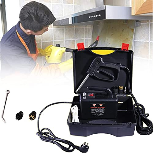 Pulitore a vapore pressurizzato portatile da 2600 W, macchina per la pulizia a vapore portatile per casa, servizi igienici, finestre, pulizia automatica, rapida ed efficiente