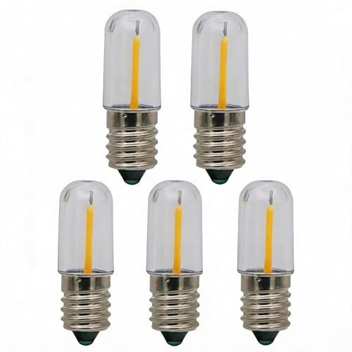 E12 T15 LED-glödlampa, DC 12V 1-3W kylskåpslampa